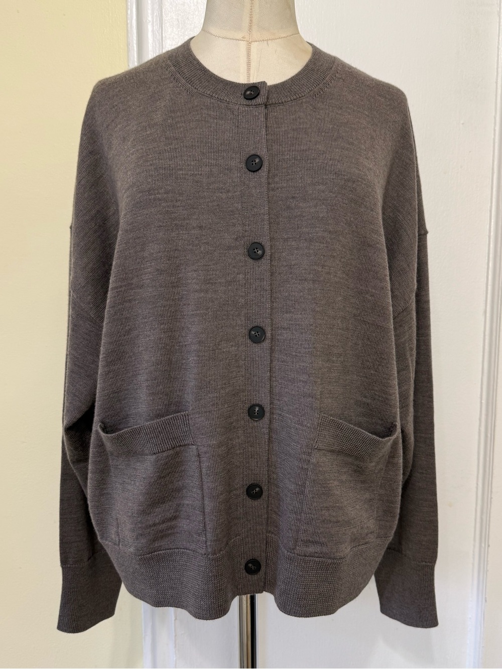 COS
Merino Wool Crew-Neck Cardigan